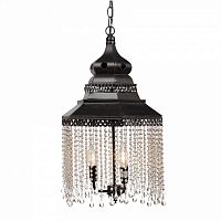 люстра подвесная черная с хрустальными подвесками chandelier в Мурманске
