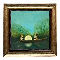 картина в раме "спящая луна" в Мурманске