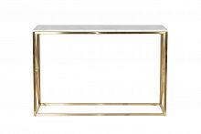 консоль белая с золотыми ножками bianco namibia 120x40x78 см в Мурманске