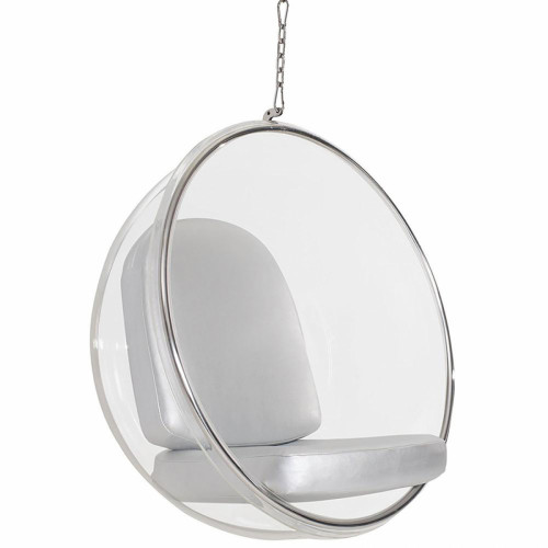 кресло eero aarnio style bubble chair серое в Мурманске