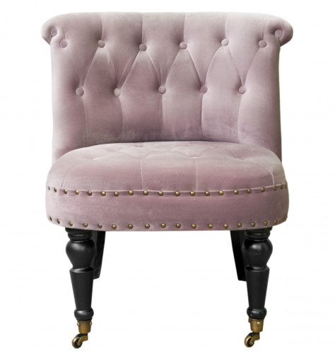 низкое кресло aviana pink velvet в Мурманске