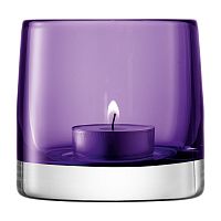 подсвечник стеклянный фиолетовый для чайной свечи light colour, 8,5 см в Мурманске