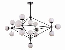 люстра modo 15 black+white черная, белые плафоны в Мурманске