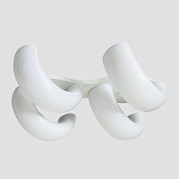 потолочная светодиодная люстра ambrella light orbital cloud fc11/4 wh 80w d620*500 в Мурманске