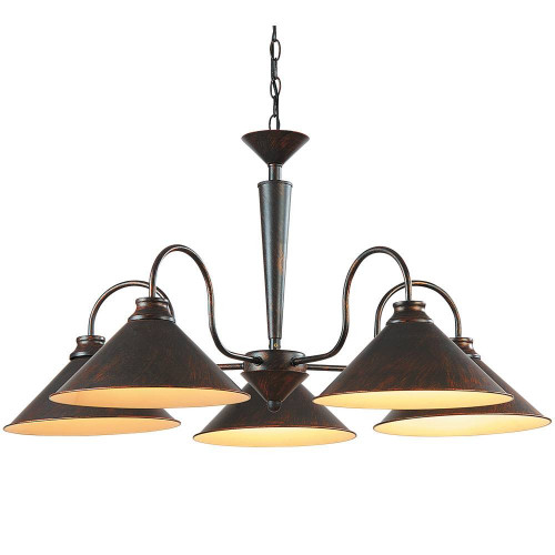 подвесная люстра arte lamp cone a9330lm-5br в Мурманске
