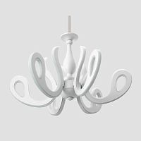 потолочная светодиодная люстра ambrella light orbital classic fk81/6 wh 292w d640 белая в Мурманске