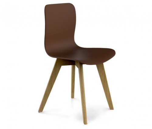 стул dsw коричневый s42 (eames style) в Мурманске