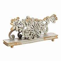 подставка для визиток pewter flower серая в Мурманске