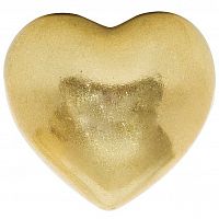 фигурка сердечко 7,6х7,1х4,6 золотое в Мурманске