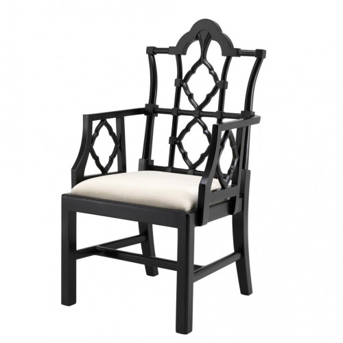 кресло rufino от eichholtz черное в Мурманске