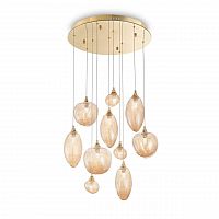 подвесная люстра ideal lux baco sp10 ottone в Мурманске