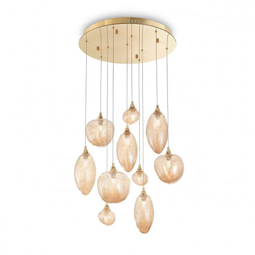 подвесная люстра ideal lux baco sp10 ottone в Мурманске