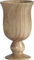 ваза кубок деревянная 13,5х18 см goblet в Мурманске