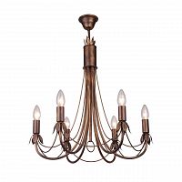 подвесная люстра toplight lucinda tl7350d-06br в Мурманске