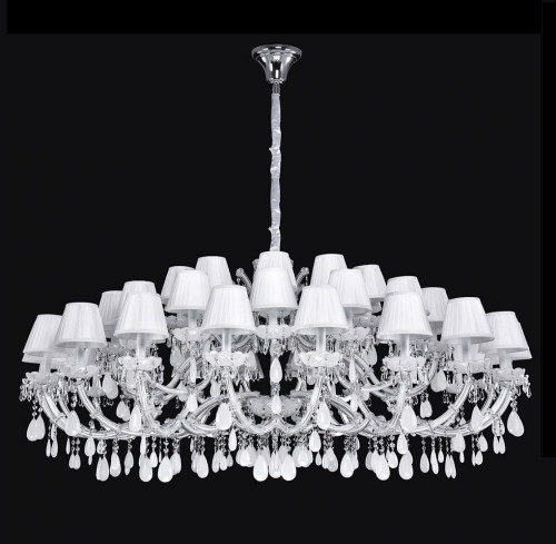 подвесная люстра crystal lux blanca sp45 белая в Мурманске