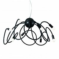 подвесная люстра ideal lux multiflex sp8 nero в Мурманске