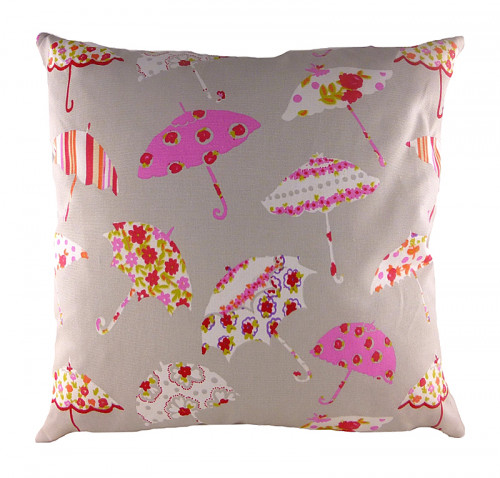 подушка с принтом brollies pink в Мурманске