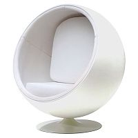 кресло eero ball chair белое в Мурманске