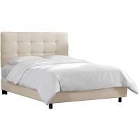 кровать двуспальная 180х200 белая alice tufted talc в Мурманске