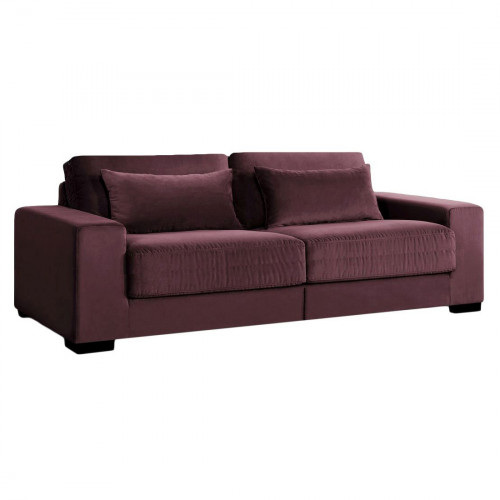диван lotos violet раскладной прямой бордовый в Мурманске