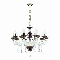 подвесная люстра odeon light amarone 3928/15 красная в Мурманске