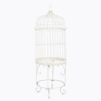 декоративная клетка-консоль «оранжери» белая в Мурманске