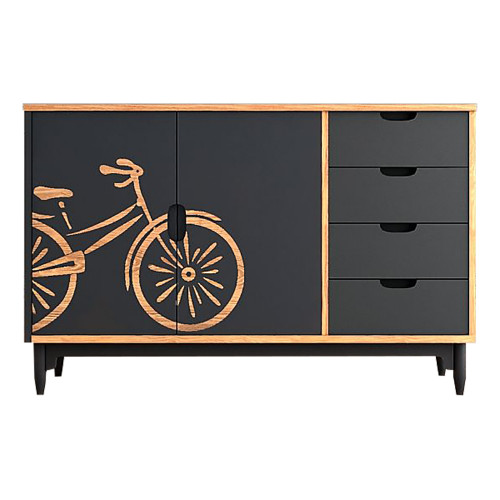 комод с велосипедом travel серый в Мурманске