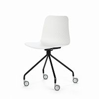 стул glide на колесиках белый в Мурманске