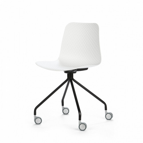 стул glide на колесиках белый в Мурманске