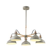 подвесная люстра odeon light lurdi 3330/5 серая в Мурманске