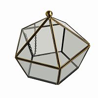 флорариум стеклянный в винтажном стиле diamond shape в Мурманске