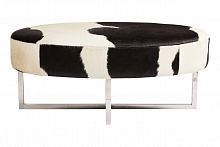оттоманка cowhide черно-белая в Мурманске