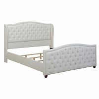 кровать marcella 90х200 белый велюр в Мурманске