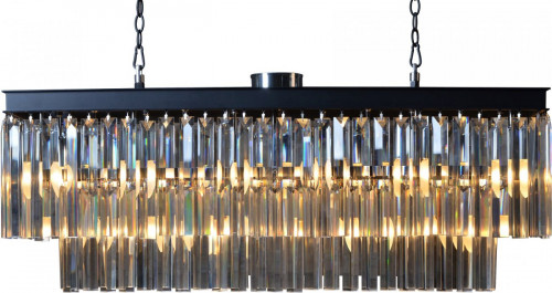 люстра odeon l110 black&glass чёрная, прозрачная в Мурманске