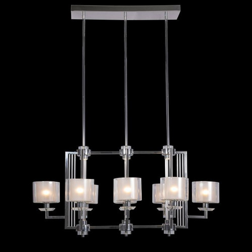 подвесная люстра newport 4408/s chrome в Мурманске