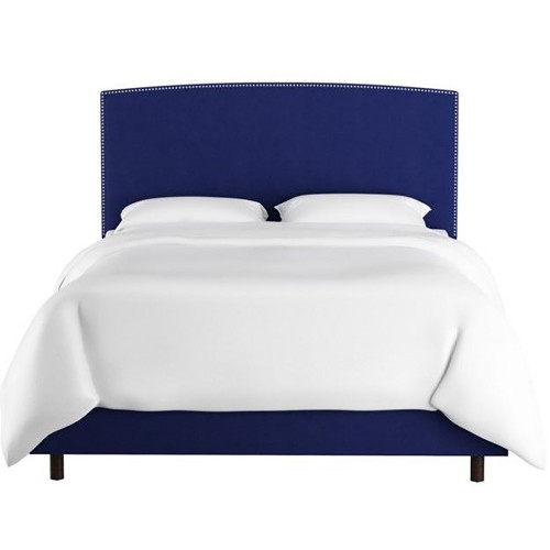 кровать двуспальная 180х200 синяя everly blue в Мурманске