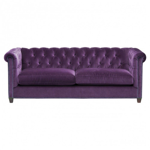 диван chesterfield 2.0 прямой фиолетовый в Мурманске