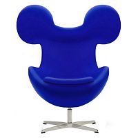 кресло egg mickey синее в Мурманске