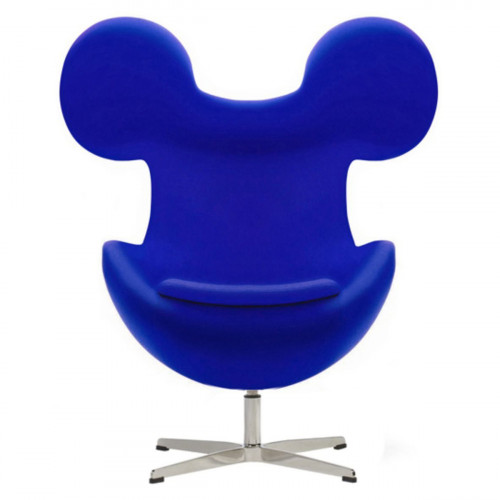 кресло egg mickey синее в Мурманске