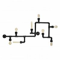 потолочная люстра ideal lux plumber pl8 nero в Мурманске