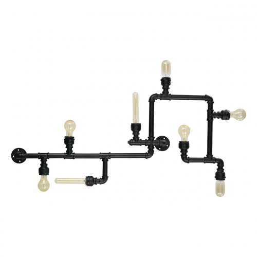 потолочная люстра ideal lux plumber pl8 nero в Мурманске