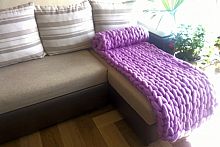 плед нежность фиолетовый большой в Мурманске