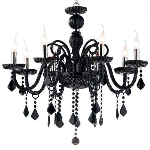 подвесная люстра ideal lux giudecca sp8 nero в Мурманске