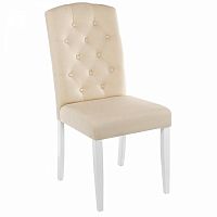 стул деревянный menson white / fabric сream в Мурманске