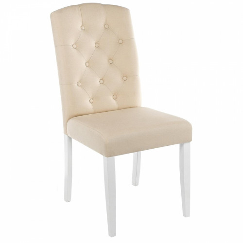 стул деревянный menson white / fabric сream в Мурманске