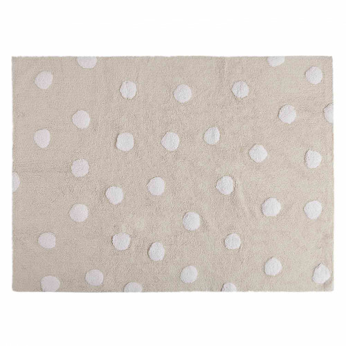 ковер polka dots бежевый-белый в Мурманске