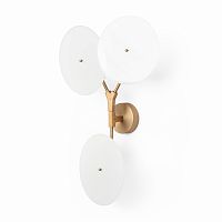 настенный светильник branching discs белый в Мурманске