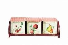 набор емкостей для хранения на подставке fruits в Мурманске