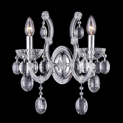бра crystal lux hollywood ap2 chrome в Мурманске